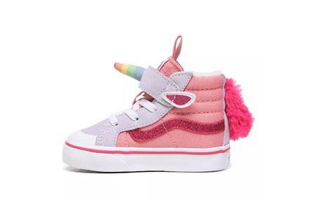 Vans SK8 Reissue 138 V High Top Skateboard Shoes Pink Infant And Toddler