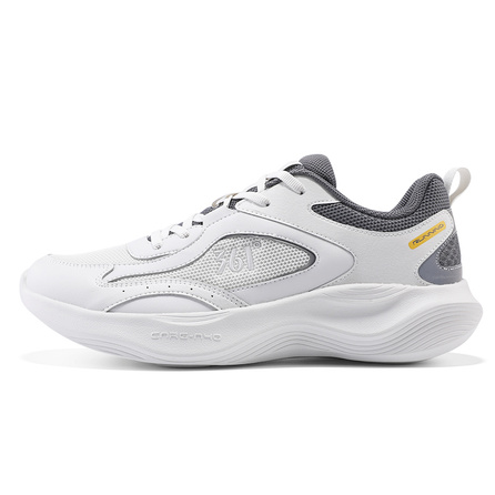 361° Sports Comfort Fashion Anti-Slip Breathable Low-Top Casual Running Shoes Men's White/Gray