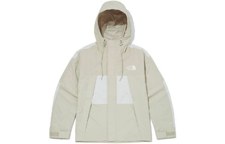 THE NORTH FACE Waterproof And Windproof Windbreaker Jacket Unisex Khaki