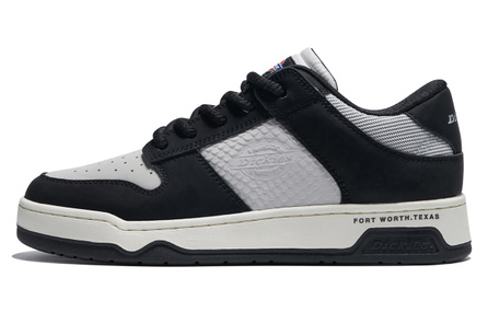 Dickies Fashion Trendy Classic Comfort Versatile Thick-Soled Wear-Resistant Sport Casual Retro Low-Top Sneakers Men's Black White