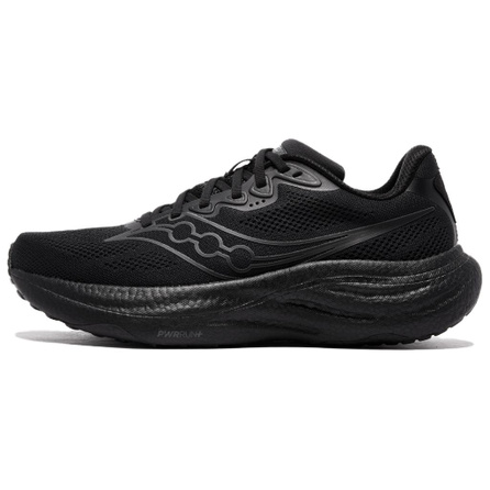 Saucony Ride 19 Comfortable Versatile Breathable Casual Running Shoes Unisex Black