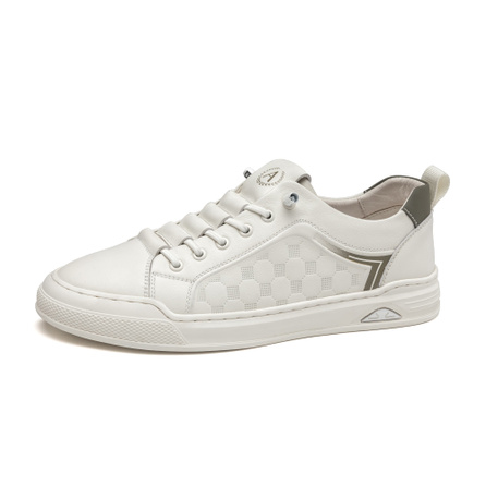 AOKANG Leather Casual Shoes Men's White