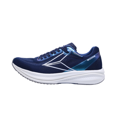 SUPAOSIKE Sprint 2.0 Comfortable Fashion Versatile Shock-Absorbent Anti-Slip Wear-Resistant Low-Top Carbon Plate Casual Running Shoes Unisex White Blue