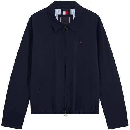 Tommy Hilfiger Classic Embroidered Logo Business Casual Zip-Up Jacket Men's