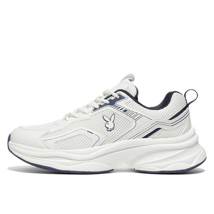 Playboy Trendy Versatile Breathable Thick Sole Sports Casual Young Campus Style Dad Shoes Men's