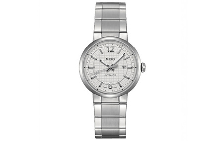 MIDO Great Wall Series Automatic Mechanical Movement Men's Watch Swiss Watch 39mm Silver Dial Steel Case Steel Bracelet