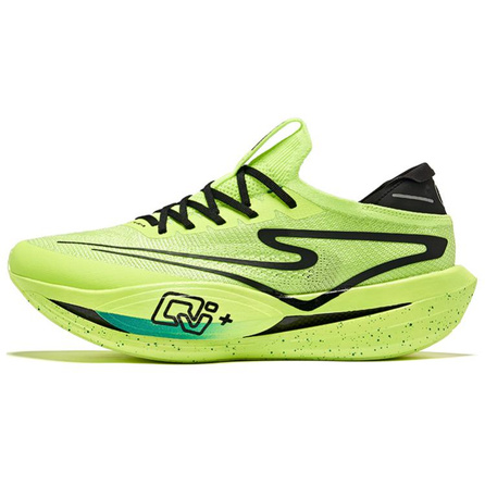 Erke Zhijing Pro Cushioned Slip-Resistant Rebound Low-Top Running Shoes Men's Neon Green