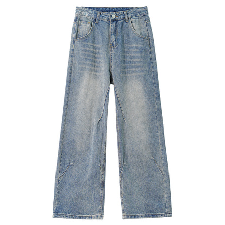 Dickies American Retro Cleanfit 3D Tailoring Design Height-Enhancing Slimming Soft Comfortable Drape High-Street Washed Vintage Couple Trendy Loose Straight-Leg Wide-Leg Casual Jeans Unisex