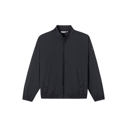 Le Coq Sportif Gold Label Series Solid Color Simple Stand Collar Zipper Drop Shoulder Long Sleeve Jacket Coat Men's