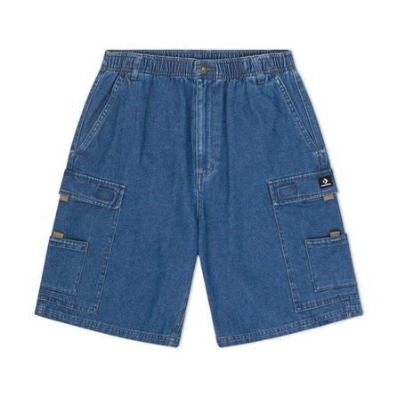 Converse Sports Casual Fashion Comfortable Denim Shorts Men's Blue