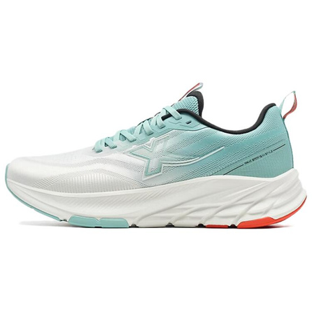 Xtep Fashion Trendy Breathable Lightweight Rebound Low-Top City Commute Running Shoes Men's Cyan-White