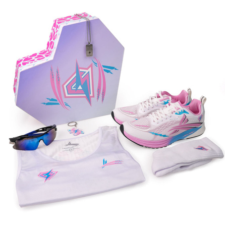 Volanti 911 Dream Lightning Cushioning Wear-Resistant Running Shoes Unisex White Pink