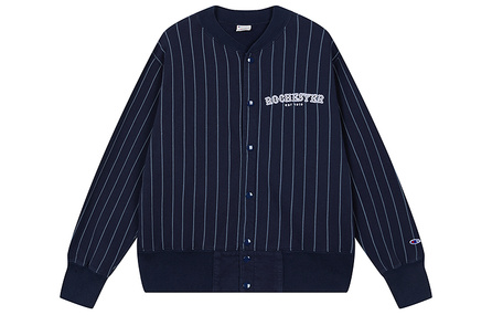 Champion FW25 MEN'S CASUAL (CONCEPT PACKAGE) Series Knit Jacket Fleece Lined Thickened Versatile Trendy Simple Color Block Japanese Style Jacket Unisex