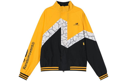 New Balance Paneled Stand Collar Casual Jacket Men's Yellow