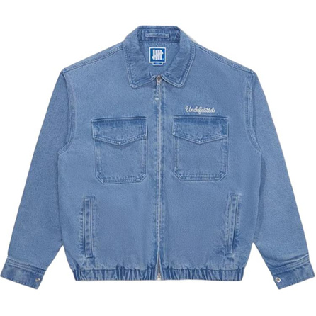 UNDEFEATED FW24 Five-Stripe American Embroidered Logo Workwear Long Sleeve Denim Jacket Unisex