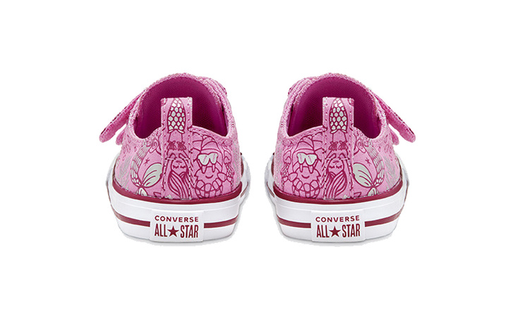 Baby Converse Chuck Taylor All Star Underwater Party Easy-On Non-slip Lightweight Low-Top Toddler Shoes Pink