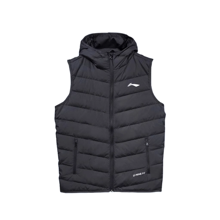 LiNing Simple Casual Sports Warm Hooded Down Vest Men's