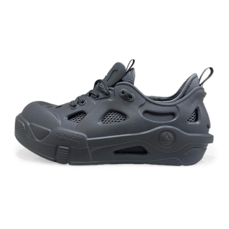 Peak Taiji Perforated Shoes Taiji Lingyue Trendy Versatile Perforated Shoes Men's Dark Grey