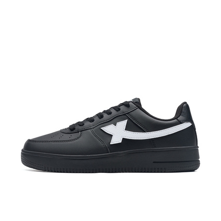 XTEP Air Force 1 Trendy Versatile Wear-Resistant Lightweight Low-Top Skate Shoes Men's Black/White