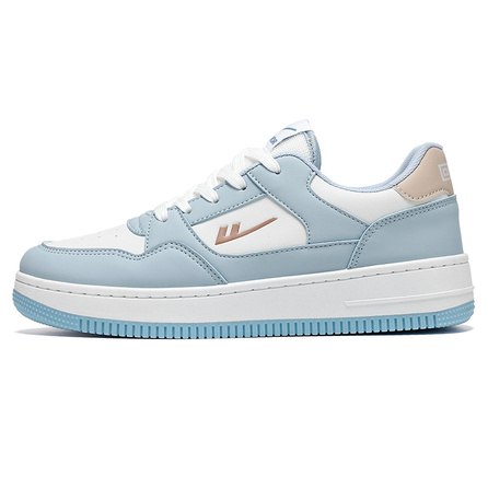 Warrior Air Force 1 Low-Top Skateboard Shoes Unisex White Light Blue