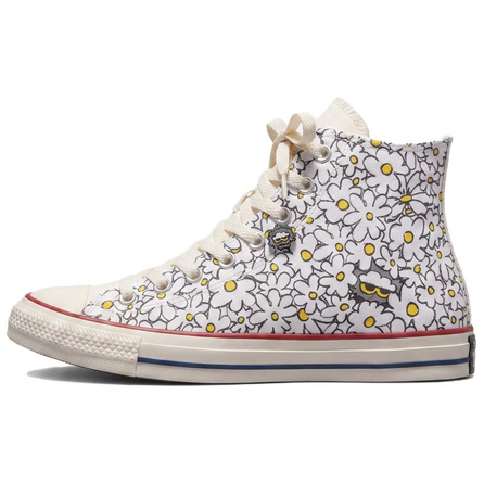 Converse × IPX × G-Dragon All Star Lift ZO&FRIENDS Classic Versatile Breathable High-Top Canvas Shoes Unisex White