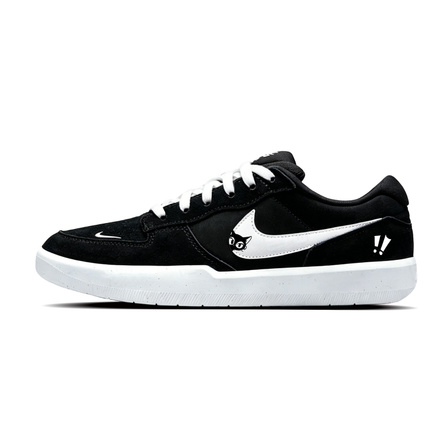 Custom Sneakers Nike SB Force 58 Qinuo Leather Textile Suede Starry Sky Texture Minimalist Classic Silhouette Commute Versatile Wear-Resistant Low-Top Skate Shoes Unisex