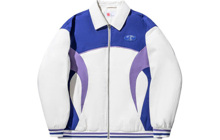 LiNing Puffer Jacket Unisex Beige White Purple Blue Multicolor