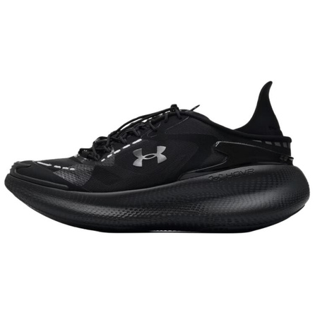 Under Armour Echo Comfort Durable Wear-Resistant Breathable Low-Top Lifestyle Casual Shoes Unisex Black Gray