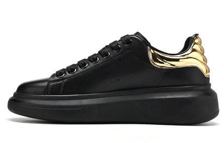 TRUMPPIPE Low-Top Skateboard Shoes Men's Black