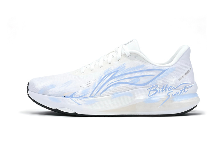 [Custom Shoes] LiNing Chitu 9 Hand-Painted Graffiti Campus Outdoor Sports Cushioning Anti-Slip Wear-Resistant Low-Top Casual Training Long-Distance Running Fitness Test Competition City Commute Running Shoes Unisex Blue White