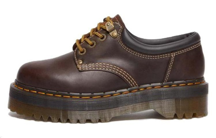 Dr.Martens 8053 Arc Crazy Horse Leather Platform Shoes 'Dark Brown'