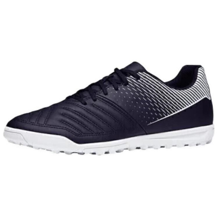 DECATHLON TF Rubber Broken Studs Cushioning Wear-Resistant Soccer Shoes Men's Black