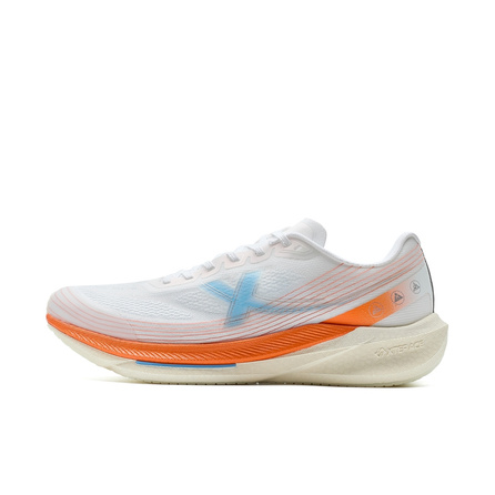 Xtep Integrated Molding 3rd Generation Sports Exam Version 'Riding the Orange Wind' Comfortable Fashion Slip-Resistant Wear-Resistant Wrapping Low-Top Training Running Shoes Men's White Orange Blue