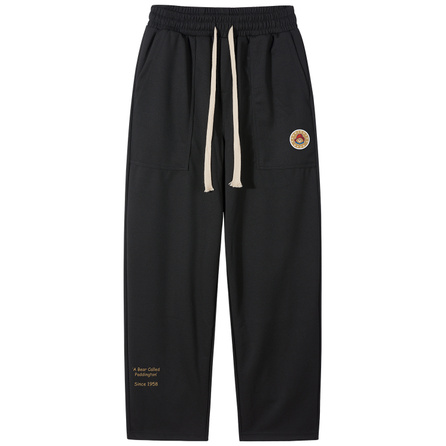 Paddington Bear Bear Badge Print Casual Drawstring Sweatpants
