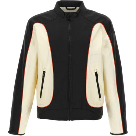 DIESEL SS26 J-BLINK Color-Block Zipper Long-Sleeve Jacket Coat Men's