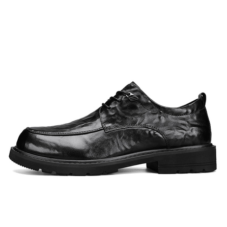 Jeep British Fashion Street Casual Dress Leather Shoes Men's