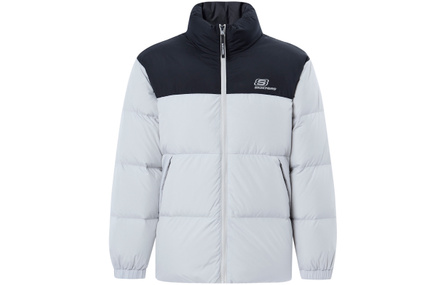 Skechers Down Jacket Unisex Blue Black