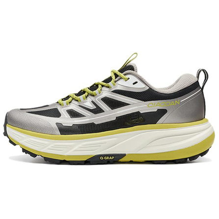 Jordan Comfortable Retro Slip-Resistant Wear-Resistant Lightweight Low-Top Hiking Shoes Men's Black Liquid Silver