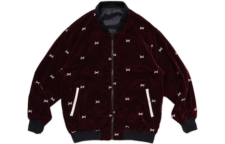 WTAPS Contrast Color Full Print Reversible Long Sleeve Jacket Men's