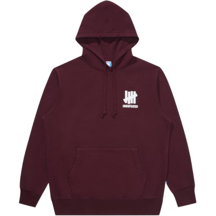 UNDEFEATED Five-Stripe Logo Hooded Loose Long Sleeve Sweatshirt Unisex