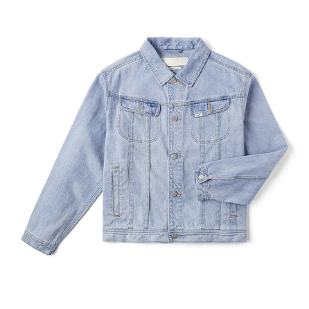 Lee X Melting Sadness FW24 Back Rabbit Patch Denim Jacket Unisex