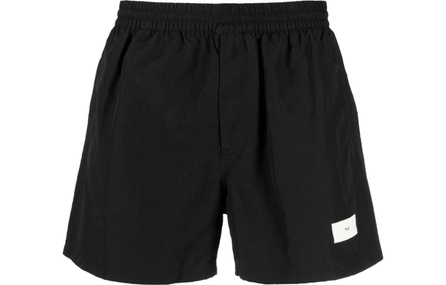 Y-3 Logo-print Elasticated-waist Track Shorts