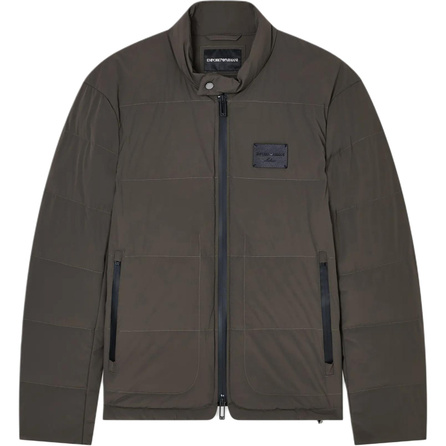 EMPORIO ARMANI Long Sleeve Stand Collar Solid Color Puffer Jacket Men's