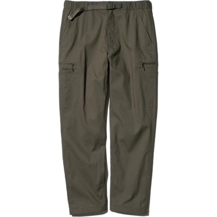 UNIQLO Solid Color Loose Water-Resistant Casual Pants Men's Olive Green