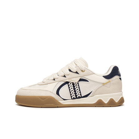 Champion Ivy Trainer Casual Board Shoes Men's Cream/Legend Ink Blue