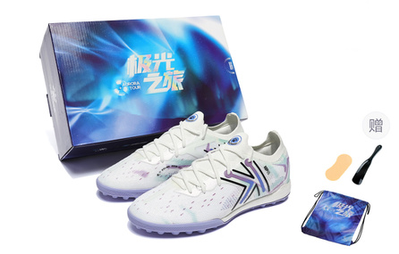 KELME Challenger 5.0 TF Soccer Cleats Unisex White Colorful