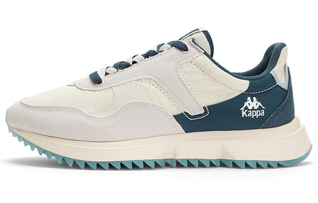 Kappa Running Shoes Unisex Low-Top Winter White/Moon Gray/Midnight Blue