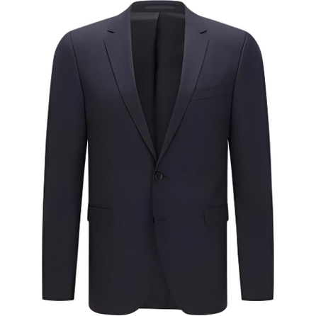 HUGO BOSS Solid Color Pocket Button Long Sleeve Blazer Jacket Men's