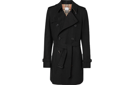 Burberry Trench Coat Men's Black