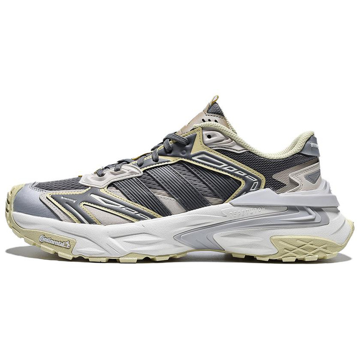 adidas XLG STORM EDGE Comfortable Versatile Height-Increasing Casual Running Shoes Unisex Gray Gold